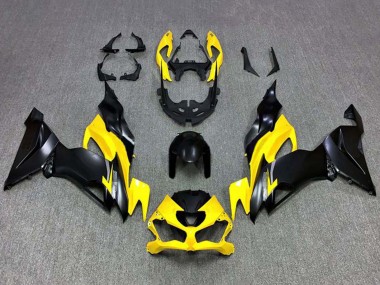 Buy 2019-2022 Kawasaki ZX6R Motorcycle Fairings - Yellow Matte Black UK
