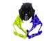 2019-2022 Kawasaki ZX6R Motorcycle Fairings - Blue Yellow UK