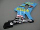 2000-2002 Suzuki GSXR1000 Motorcycle Fairings - Light Blue Yellow Black Motul Rizla UK