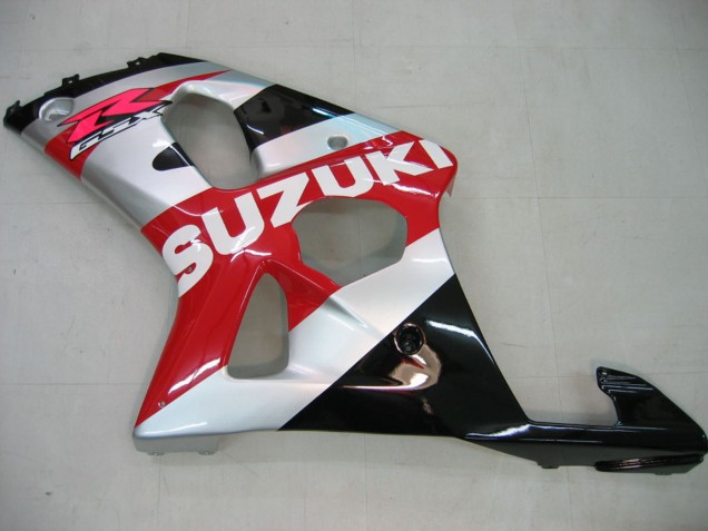 2000-2002 Suzuki GSXR1000 Motorcycle Fairings - Red Silver White Black UK
