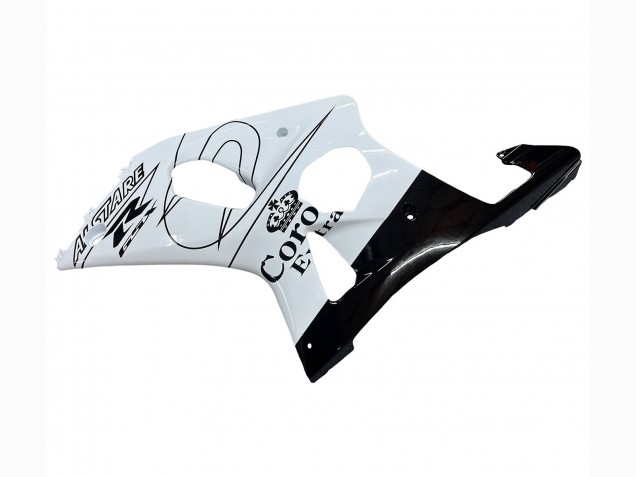 2000-2002 Suzuki GSXR1000 Motorcycle Fairings - White Black Motul Corona UK