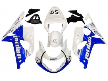 Buy 2000-2002 Suzuki GSXR1000 Motorcycle Fairings - White Blue Jordan 59 UK