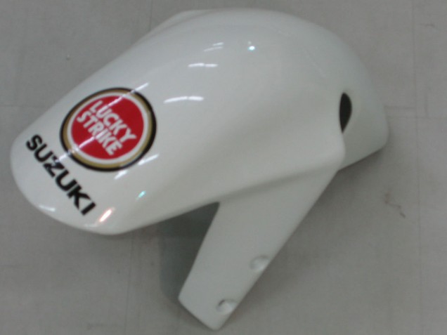 2000-2002 Suzuki GSXR1000 Motorcycle Fairings - White Red Lucky Strike UK