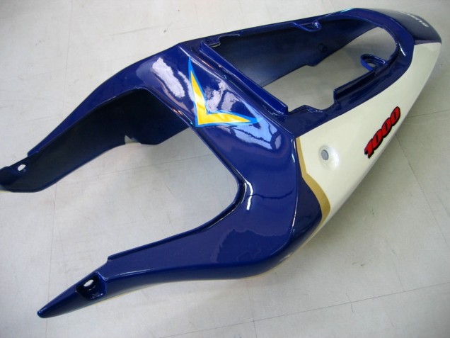 2000-2002 Suzuki GSXR1000 Motorcycle Fairings - Yellow Dark Blue White Motul Corona UK