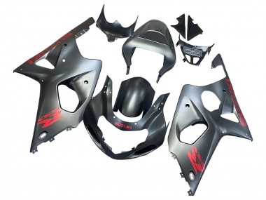 Buy 2000-2002 Suzuki GSXR1000 Motorcycle Fairings - Matte Grey Red Decal UK