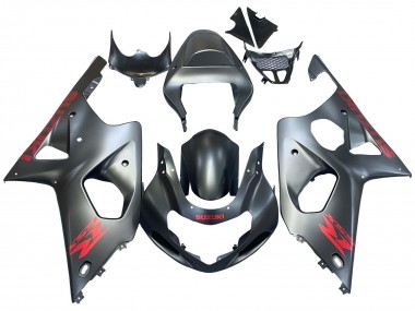 Buy 2000-2002 Suzuki GSXR1000 Motorcycle Fairings - Matte Grey Red Decal UK