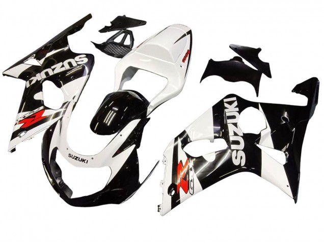 2000-2002 Suzuki GSXR1000 Motorcycle Fairings - White Glossy Black Red UK