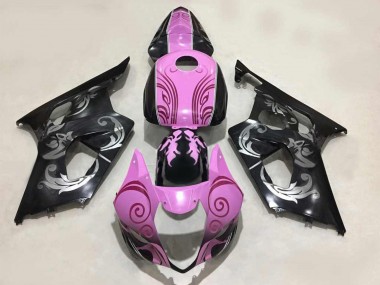 Buy 2003-2004 Suzuki GSXR 1000 Motorcycle Fairings - Black Pink UK
