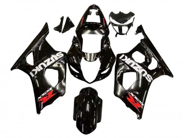 Buy 2003-2004 Suzuki GSXR 1000 Motorcycle Fairings - Glossy Black White Red Decals UK