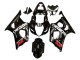 2003-2004 Suzuki GSXR 1000 Motorcycle Fairings - Glossy Black White Red Decals UK
