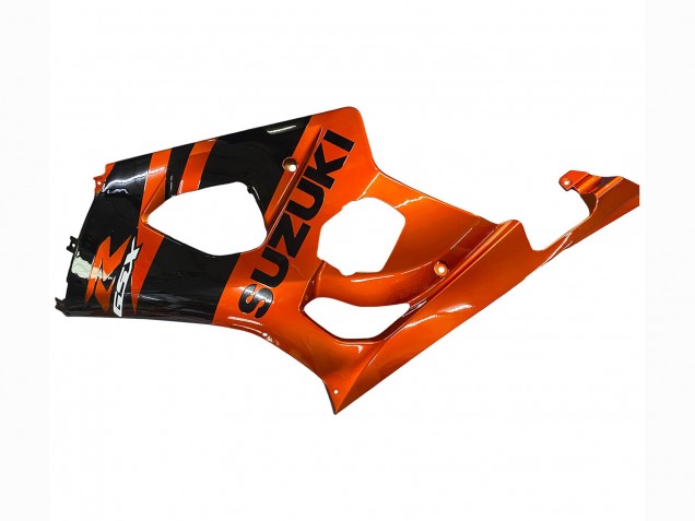 2003-2004 Suzuki GSXR 1000 Motorcycle Fairing - Burnt Orange Glossy Black UK