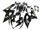 2005-2006 Suzuki GSXR 1000 Motorcycle Fairings - Glossy Black Gold Decal UK
