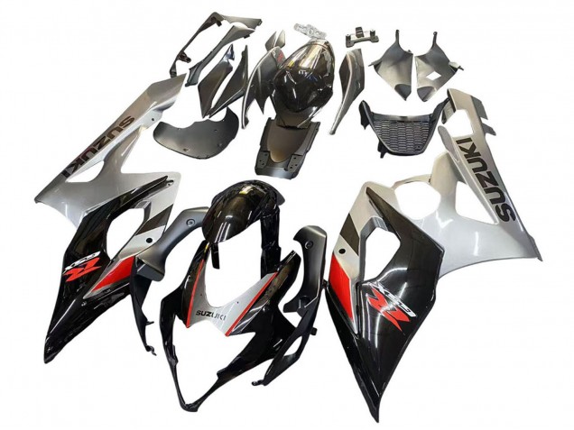 2005-2006 Suzuki GSXR 1000 Motorcycle Fairing - Black Grey Red UK