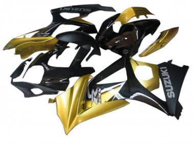 Buy 2007-2008 Suzuki GSXR 1000 Motorcycle Fairings - Gold Black Silver Decal UK