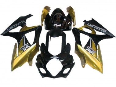 Buy 2007-2008 Suzuki GSXR 1000 Motorcycle Fairings - Gold Black Silver Decal UK