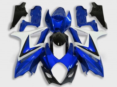 Buy 2007-2008 Suzuki GSXR 1000 Motorcycle Fairing - White Blue Black UK