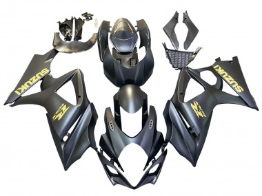 Buy 2007-2008 Suzuki GSXR 1000 Motorcycle Fairings - Matte Black Gold Decal UK