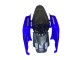 2007-2008 Suzuki GSXR 1000 Motorcycle Fairing Kits - Blue Glossy Black UK