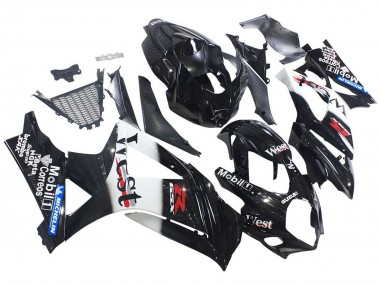 Buy 2007-2008 Suzuki GSXR 1000 Motorcycle Fairings - Glossy Black White West UK