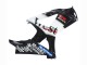 2007-2008 Suzuki GSXR 1000 Motorcycle Fairings - Glossy Black White West UK
