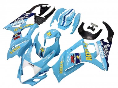 Buy 2007-2008 Suzuki GSXR 1000 Motorcycle Fairings - Light Blue Yellow Black Motul Rizla UK