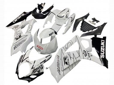 Buy 2007-2008 Suzuki GSXR 1000 Motorcycle Fairings - White Black Alstare Corona Motul UK