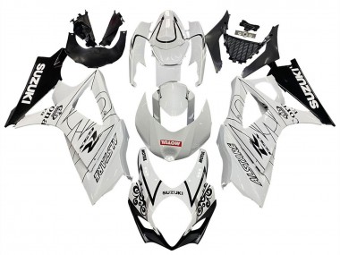 Buy 2007-2008 Suzuki GSXR 1000 Motorcycle Fairings - White Black Alstare Corona Motul UK