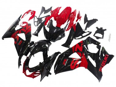 Buy 2009-2016 Suzuki GSXR 1000 Motorcycle Fairing Kits - Glossy Black Red UK