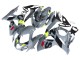2009-2016 Suzuki GSXR 1000 Motorcycle Fairings - Grey Neon Yellow Black Motul UK