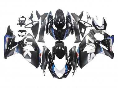 Buy 2009-2016 Suzuki GSXR 1000 Motorcycle Fairings - Matte Black White Blue UK
