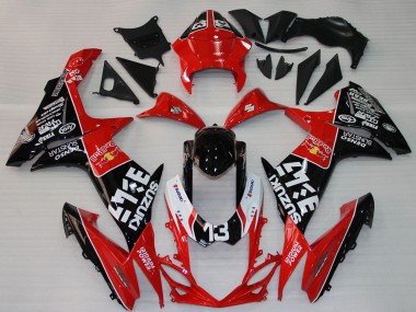 Buy 2009-2016 Suzuki GSXR 1000 Motorcycle Fairings - Red Black White 13 UK