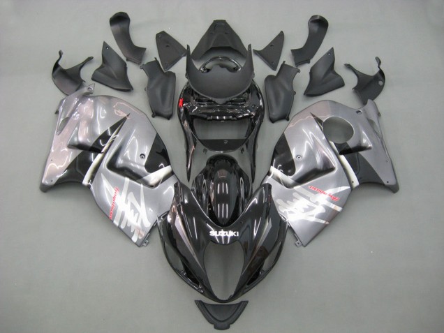 1996-2007 Suzuki GSXR 1300 Hayabusa Motorcycle Fairings - Grey Black Hayabusa UK
