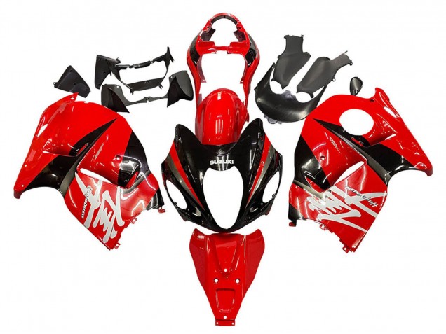 1996-2007 Suzuki GSXR 1300 Hayabusa Motorcycle Fairings - Red Black Hayabusa UK