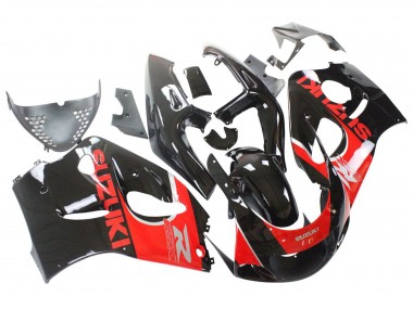 Buy 1996-2000 Suzuki GSXR 600 / GSXR 750 Motorcycle Fairings - Black Red UK