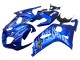 2001-2003 Suzuki GSXR 600 / GSXR 750 Motorcycle Fairings - Blue with White Flame UK