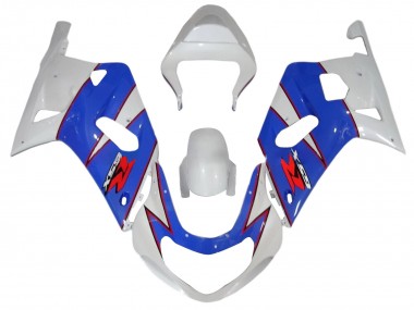 Buy 2001-2003 Suzuki GSXR 600 / GSXR 750 Motorcycle Fairings - White Blue Red UK