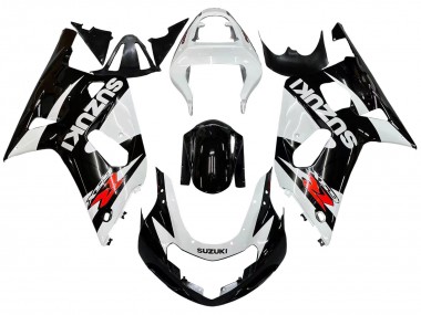 Buy 2001-2003 Suzuki GSXR 600 / GSXR 750 Motorcycle Fairings - White Glossy Black Red UK