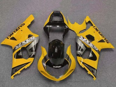 Buy 2001-2003 Suzuki GSXR 600 / GSXR 750 Motorcycle Fairing - Yellow Grey Glossy Black UK