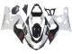 2004-2005 Suzuki GSXR 600 / GSXR 750 Motorcycle Fairings - White Black Red UK