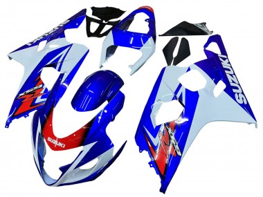 Buy 2004-2005 Suzuki GSXR 600 / GSXR 750 Motorcycle Fairing - White Blue Red UK