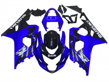 Buy 2004-2005 Suzuki GSXR 600 / GSXR 750 Motorcycle Fairings - Blue Black White Decal UK