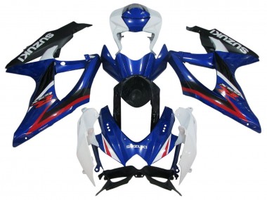 Buy 2006-2007 Suzuki GSXR 600 / GSXR 750 Motorcycle Fairings - White Blue Red Black UK