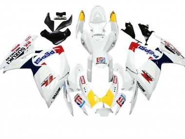 Buy 2006-2007 Suzuki GSXR 600 / GSXR 750 Motorcycle Fairings - White Red Yellow Motul UK