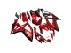 2006-2007 Suzuki GSXR 600 / GSXR 750 Motorcycle Fairings - Red Black UK
