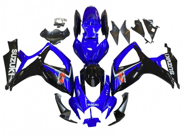 2006-2007 Suzuki GSXR 600 / GSXR 750 Motorcycle Fairings - Blue Black Red UK