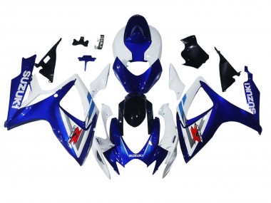 Buy 2006-2007 Suzuki GSXR 600 / GSXR 750 Motorcycle Fairings - White Blue Glossy Black Red UK
