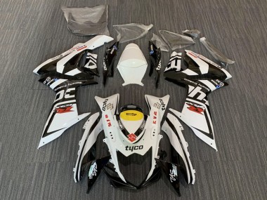 Buy 2008-2010 Suzuki GSXR 600 / GSXR 750 Motorcycle Fairings - White Yellow Black Tyco UK