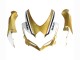 2008-2010 Suzuki GSXR 600 / GSXR 750 Motorcycle Fairings - Matte Black White Gold UK