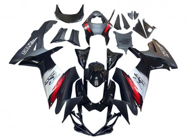 Buy 2011-2024 Suzuki GSXR 600 / GSXR 750 Motorcycle Fairings - Glossy Black Forged Carbon Fiber Silver Red UK