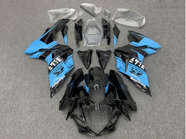 Buy 2011-2024 Suzuki GSXR 600 / GSXR 750 Motorcycle Fairings - Glossy Black Light Blue UK